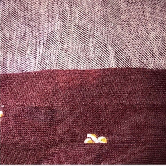 Anthropologie SPARROW Burgundy Open Handkerchief Sweater Sz S - Picture 9 of 9